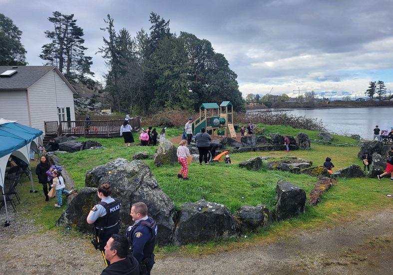 West Shore RCMP - Easter open house at Esquimalt Nation