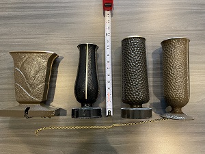 types of bronze vases stolen 