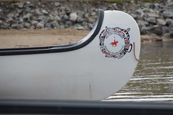 Photo of a canoe part of the journey