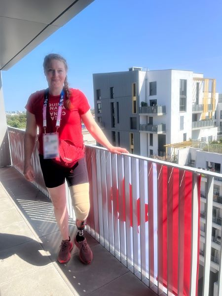 Cst. McCreesh at the Paralympics in Paris