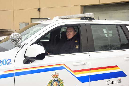 Sergent d’état-major Simon Scott, chef du Détachement de la GRC de Salmon Arm, en Colombie-Britannique