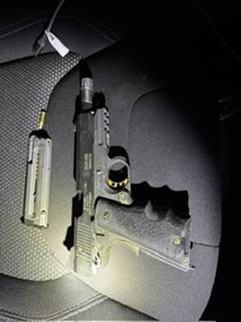 Seized firearm