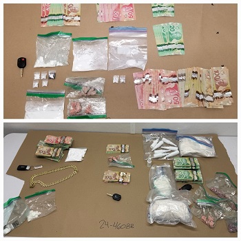 drugs and money seized