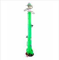 Stock photo of a portable fall arrest post