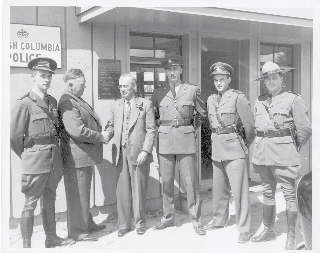 Picture opening of the new B.C. police station in Haney