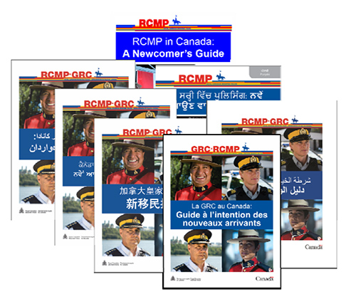 Covers of newcomer guide in different languages