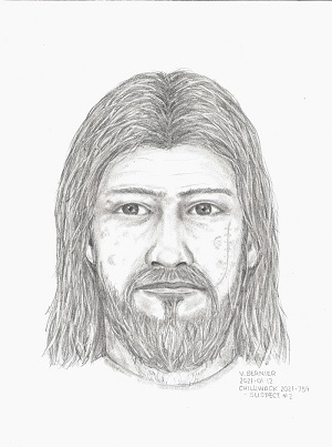 Composite drawing of suspect 1. 