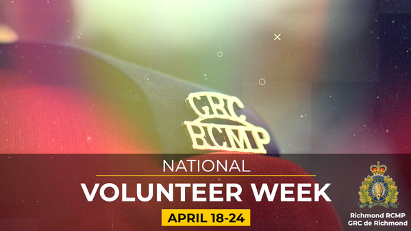 RCMP National Volunteer Week April 18-24