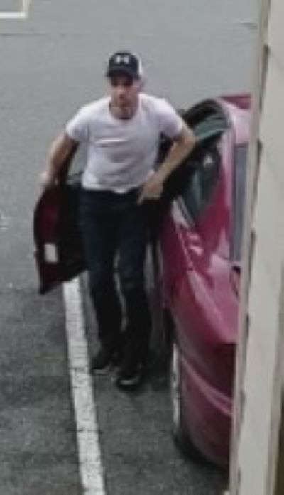 Male suspected of stealing clothing