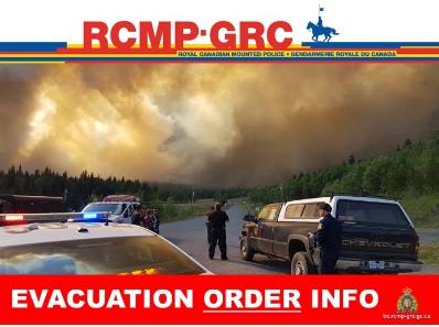 Evacuation order info