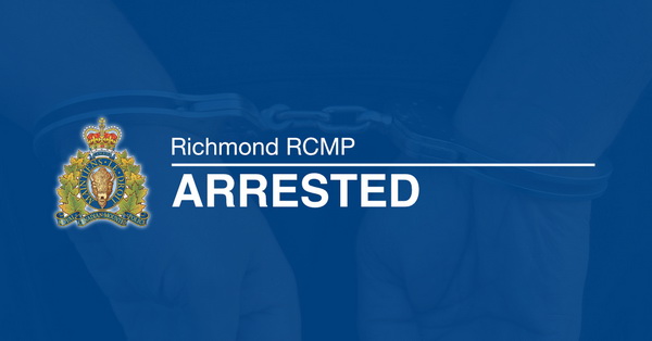 Richmond RCMP.  Arrested