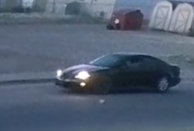 Side view of suspect vehicle
