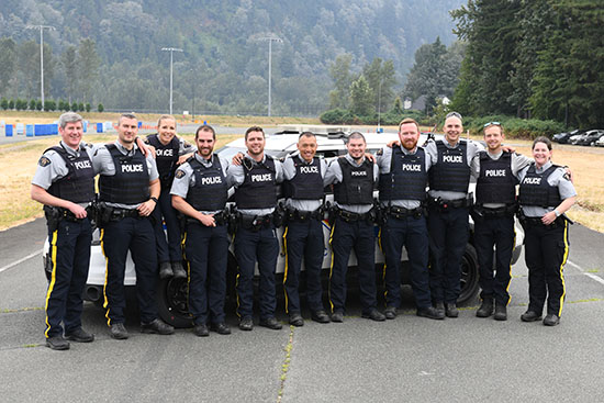 Troop of RCMP officers