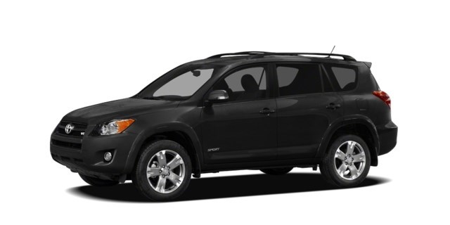 stock photo of black 2011 Toyota Rav4