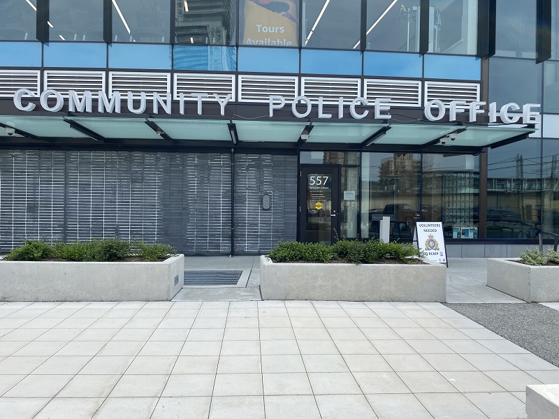 Street view of Coquitlam RCMP’s Burquitlam Community Police Office