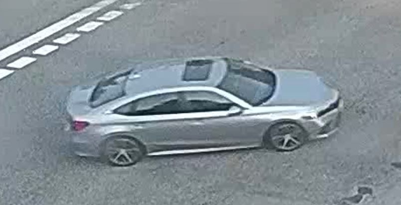 Surveillance video-still photo of the suspect vehicle from Coast Meridian Road and David Avenue in Coquitlam