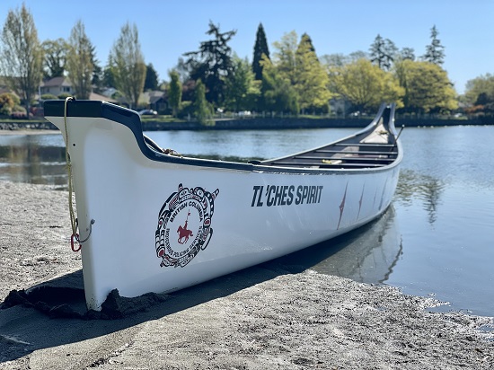 West Shore RCMP TL'Chez Spirit Canoe